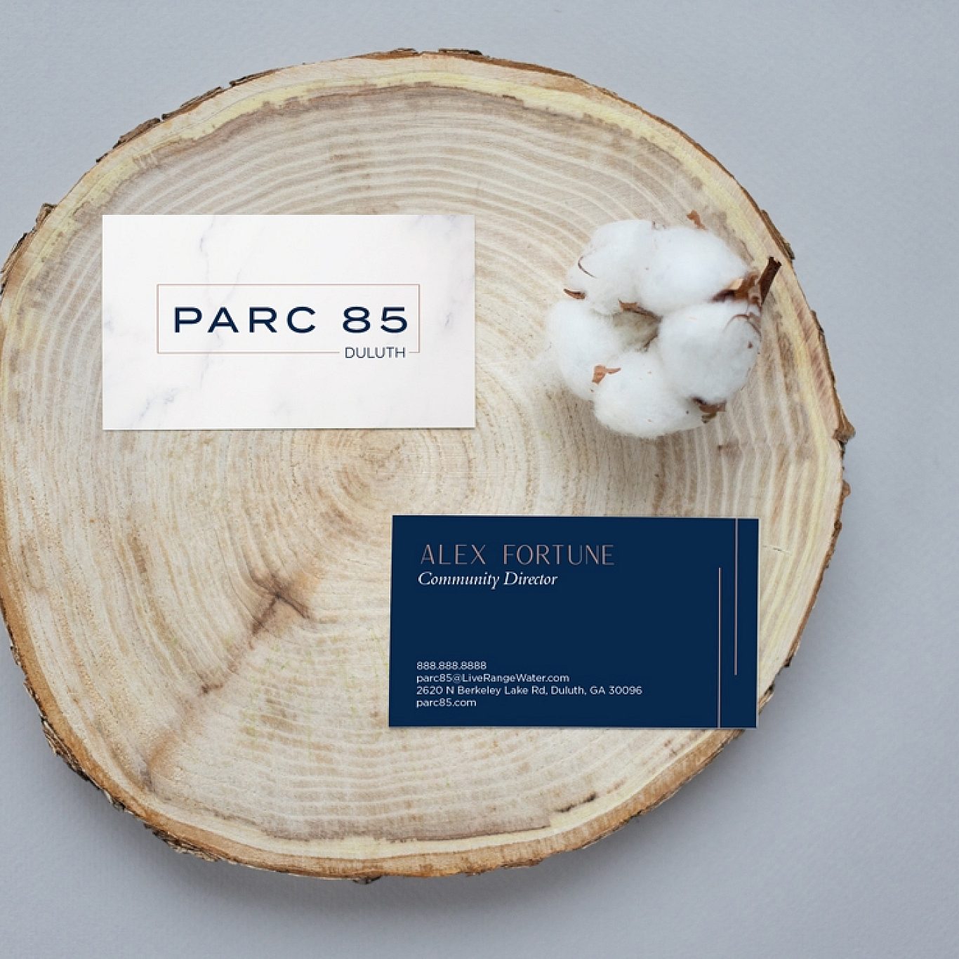 Parc 85 Business Cards
