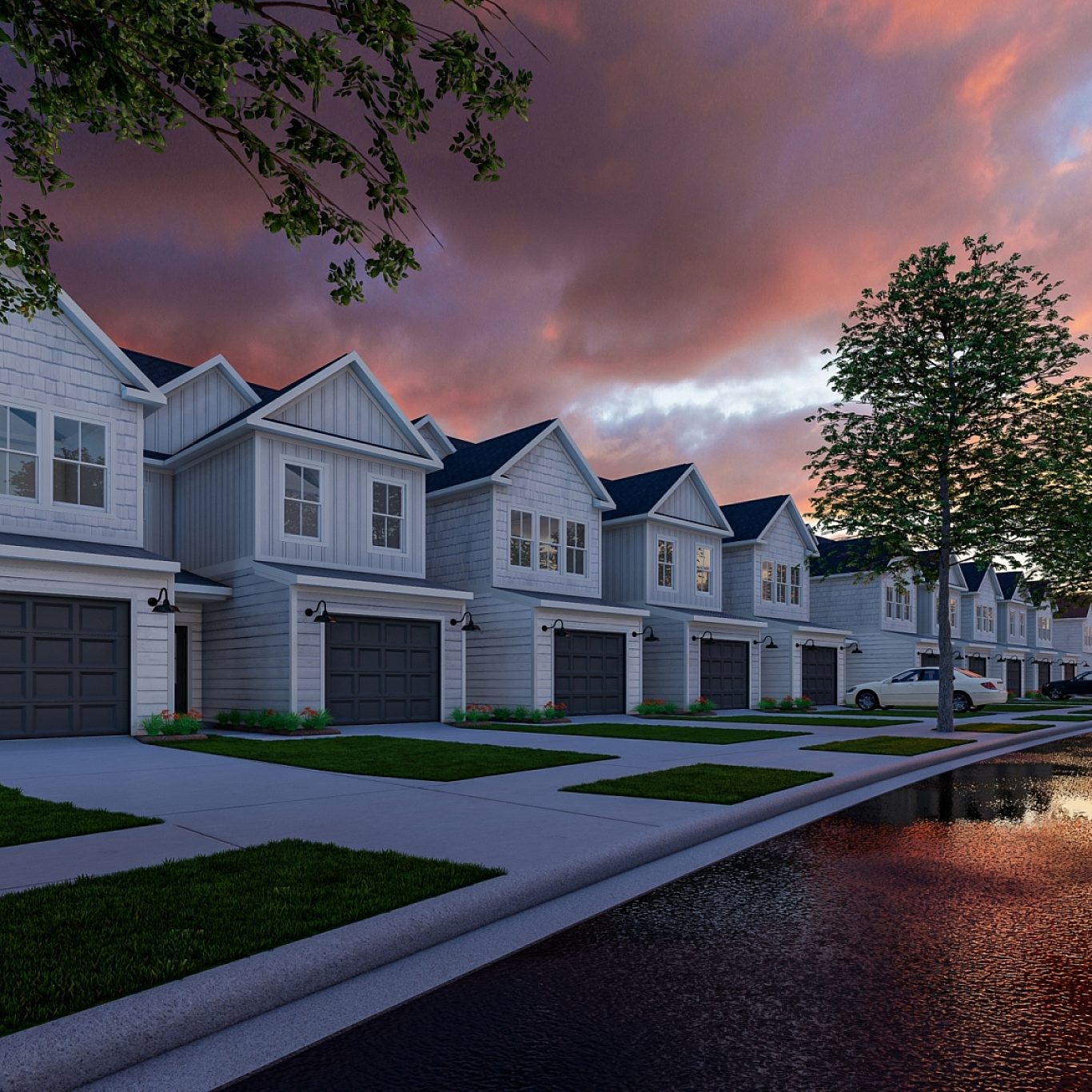Waddell Townhomes Preliminary Rendering Updated2 14 Photo scaled