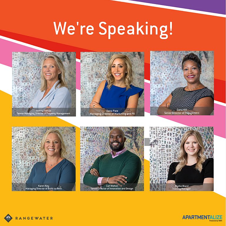 RangeWater Real Estate to Attend The National Apartment… RangeWater